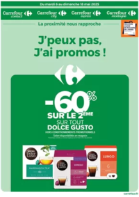 Prospectus Carrefour Market VITTEL : J'PEUX PAS J'AI PROMOS DU 06 AU 18 MAI 2025