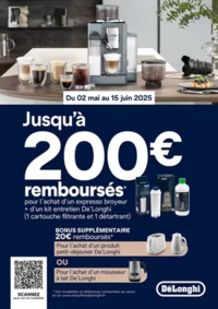 Prospectus BeDigital Paris 176/178 Rue Montmartre : DELONGHI EXPRESSO BROYEURS