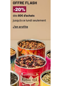 Prospectus Kusmi Tea Paris 19 : OFFRE FLASH