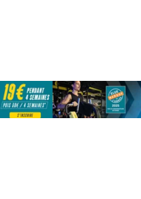 Prospectus Fitness park Frouard : 19€ pendant 4 semaines
