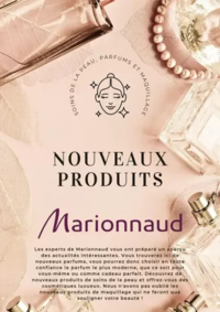 Prospectus Marionnaud PARIS FORUM DES HALLES : Nouveau Produits