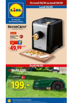 Prospectus Lidl : Découvrez des équipements pour vos sorties en plein air et pour embêllir votre jardin !