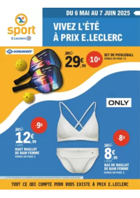 Prospectus Sport et Loisirs E.Leclerc Franconville : E.Leclerc Sports ETE
