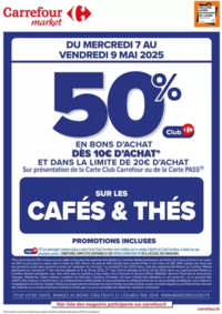 Prospectus Carrefour Drive BALLANCOURT : OPERATION BONS D'ACHAT SUR LES CAFES ET THES