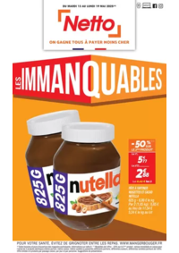 Prospectus Netto Caudan : SEMAINE PROCHAINE : LES IMMANQUABLES