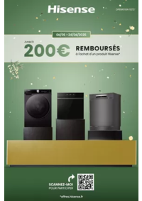 Prospectus Boulanger Rivesaltes : OFFRE Hisense : jusqu'à 200€ remboursés !