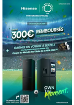 Prospectus Boulanger : OFFRE Hisense : jusqu'à 300€ remboursés !