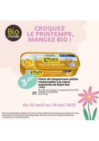 Prospectus Biomonde NOYON : CROQUEZ LE PRINTEMPS, MANGEZ BIO!