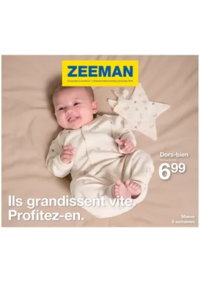 Prospectus Zeeman Champigny sur Marne : Ils grandissent vite. Profitez-en