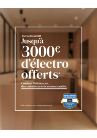 Prospectus Cuisines références TAILLECOURT : Jusqu’à 3 000€ d’électro offerts pour donner vie à votre projet sur-mesure !