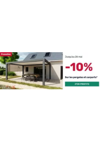 Prospectus K par K BRIE-COMTE-ROBERT : -10% Sur les pergolas et carports