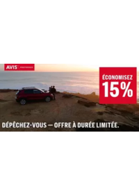 Prospectus AVIS - Orléans - ville : Les membres du programme de fidélité GRATUIT économisent 15 % sur les locations en Europe réservées 