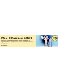 Prospectus Galeries Lafayette Le Mans : -25% dès 119€ avec le code MAMA119