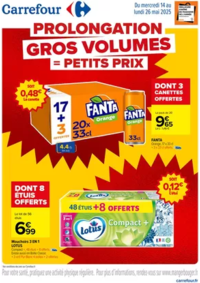 Prospectus Carrefour Contact NAILLOUX : LES GROS VOLUMES = LES PETITS PRIX A SAISIR