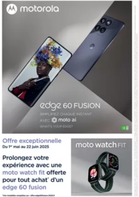 Prospectus MDA MARSEILLE 70 avenue des peintres roux : Montre Moto Watch Fit offerte