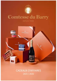 Prospectus Comtesse du Barry Paris 5 Rue Poncelet : CADEAUX D’AFFAIRES 2025 | 2026