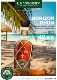 Prospectus La Vignery marquette lez Lille : Horizon Rhum