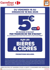 Prospectus Carrefour DAX : CE WEEK-END, OP BON D’ACHAT SUR LES BIERES ET CIDRES