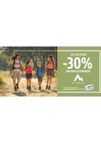 Prospectus Go Sport Paris Les Halles : -30% sur tous les produits