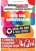 Prospectus Intermarché Super : PROS LOCAL - 11144 BORDEAUX CAUDERAN MAGINOT
