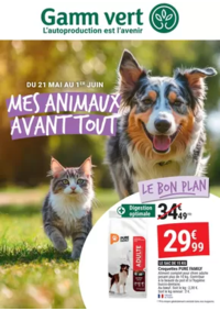 Prospectus Gamm vert MOREUIL : MES ANIMAUX AVANT TOUT
