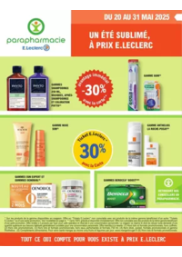 Prospectus Parapharmacie E.Leclerc QUIMPERLE : Prospectus Juin