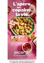Prospectus Picard : L'apéro, les copains, la vie