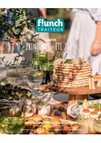 Carte printemps été 2025 Prospectus Flunch : Carte printemps été 2025