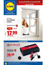 Prospectus Lidl : Moustiquaires, bien-être, sport, jeux pour enfant… Profitez des ventes Lidl !
