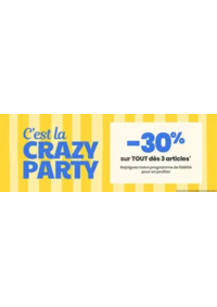 Prospectus Tape à l'oeil SOISSONS : C'est la CRAZY PARTY
