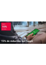 Prospectus Europcar : Ce week-end, partez où vous voulez… avec jusqu’à 15 % de réduction sur votre véhicule via l’appli. L