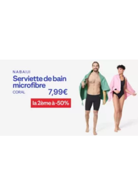 Prospectus DECATHLON Gennevilliers : -50% sur la 2ème serviette microfibre