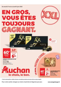 Prospectus Auchan TOMBLAINE : XXL : En gros, vous êtes toujours gagnant