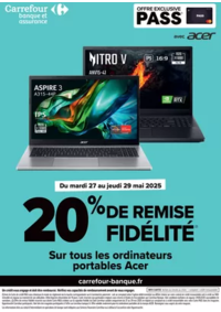 Prospectus Carrefour Express Mundolsheim : EXCLUSIVITE CLIENTS PASS : 20% FIDELITE SUR LES PC ACER