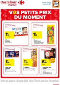 Prospectus Carrefour Market PINS JUSTARET : LES PETITS PRIX DU MOMENT !