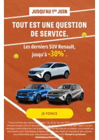 Prospectus Aramis Paris Porte de Gentilly : Les derniers SUV Renault, jusqu'à -30%