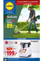 Prospectus Lidl : Retrouvez notre nouvelle collection mode et outils de jardinage ce jeudi 29 mai chez Lidl