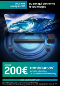 Prospectus BeDigital Paris 176/178 Rue Montmartre : SAMSUNG AUDIO