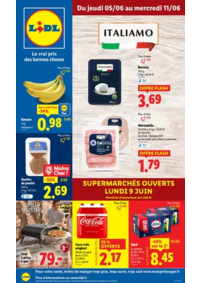 Prospectus Lidl MARLENHEIM : Craquez pour la gamme Italiamo de Lidl : une sélection gourmande aux parfums de l'Italie !