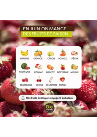 Prospectus Biomonde PUBLIER : Juin fruits & legumes