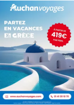 Prospectus Auchan Supermarché : Auchan voyages : partez en vacances en Grèce !