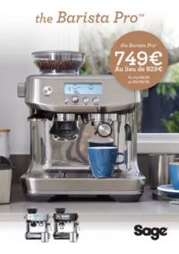 Prospectus BeDigital Ouistreham : SAGE PROMO BARISTA PRO