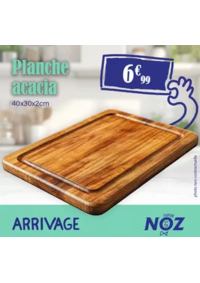 Prospectus NOZ Castelnaudary : ARRIVAGE Planche acacia