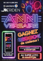 Prospectus E.Leclerc : ANNIVERSAIRE MERIDIEN