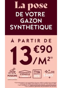 Prospectus Saint Maclou Nancy (Laxou) : Saint Maclou, expert en pose de gazon synthétique !