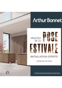 Prospectus Arthur Bonnet CREISSELS : Jusqu’au 30 juin 2025, la pose est offerte sur l’achat de votre cuisine française et sur-mesure.