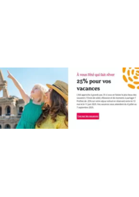 Prospectus Adagio PARIS 3 - 5 Cours du 7ème Art : 25% pour vos vacances