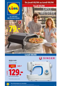Prospectus Lidl ST MARTIN DES CHAMPS : Barbecues, équipements pour la maison, jouets, vêtements… ne manquez pas cette vente Lidl.
