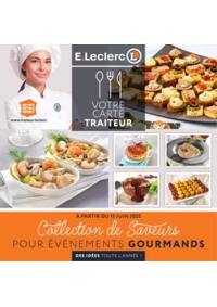 Prospectus E.Leclerc CLAMECY : CARTE TRAITEUR PERM