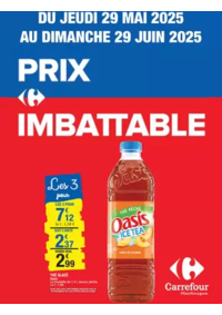 Prospectus Carrefour BASSENS : Carrefour PRIX IMBATTABLE DU 29 MAI AU 29 JUIN 2025